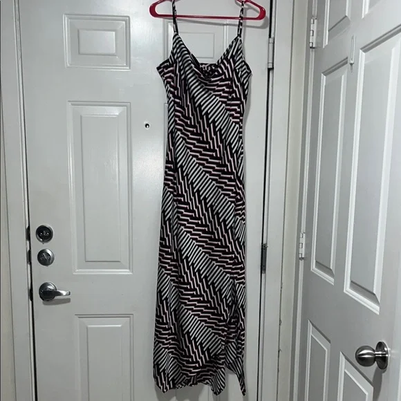 Women's Sexy Maxi Dress - Black,Pink,White - Picture 1 of 4
